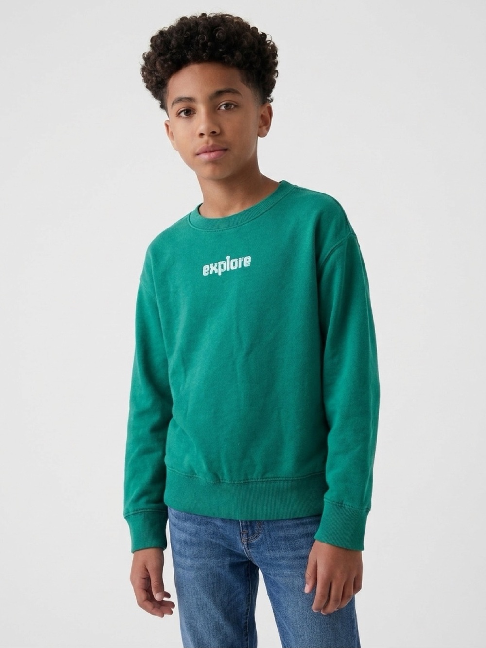 Old Navy Teal Crewneck Sweatshirt